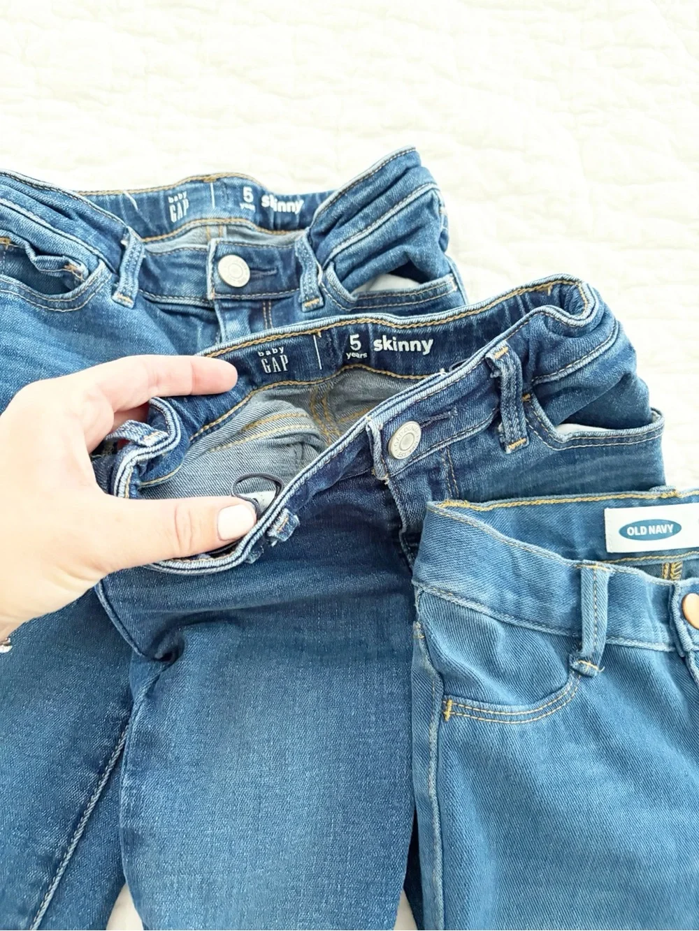 Girls Size 5 jeans bundle GAP + Old Navy